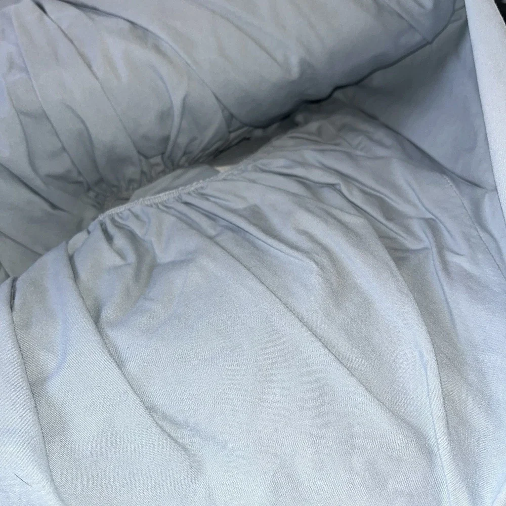 VTG‎ WAMSUTTA Pima Cotton Double Fitted Sheet Light Blue